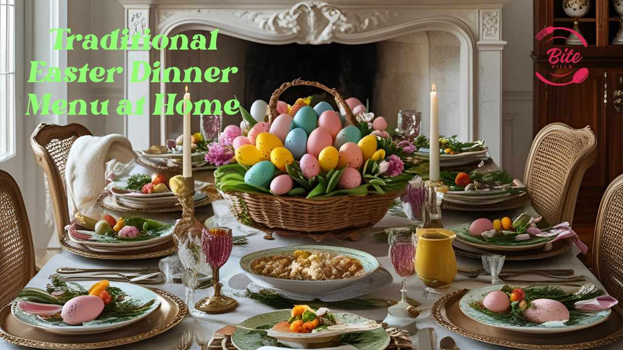 Traditional Easter Dinner Menu at Home